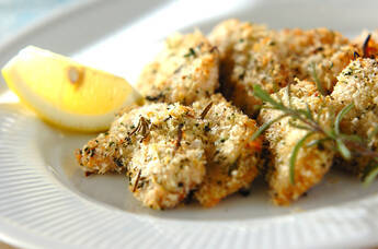 鶏肉の香りパン粉焼き