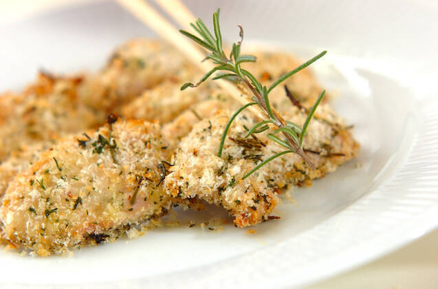 鶏肉の香りパン粉焼きの作り方の手順7