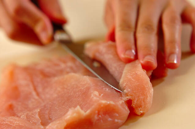 タンドリーチキンサンドの作り方の手順2