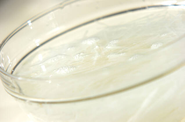 細切り大根のサラダの作り方の手順1