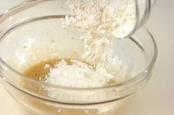 黒豆の黒糖蒸しケーキの作り方3