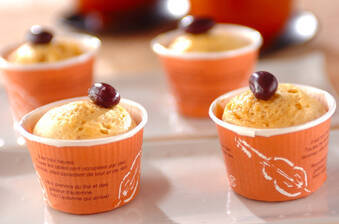 黒豆の黒糖蒸しケーキ