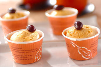 黒豆の黒糖蒸しケーキ