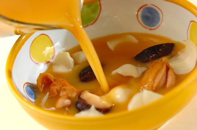 具だくさん茶碗蒸しの作り方の手順7