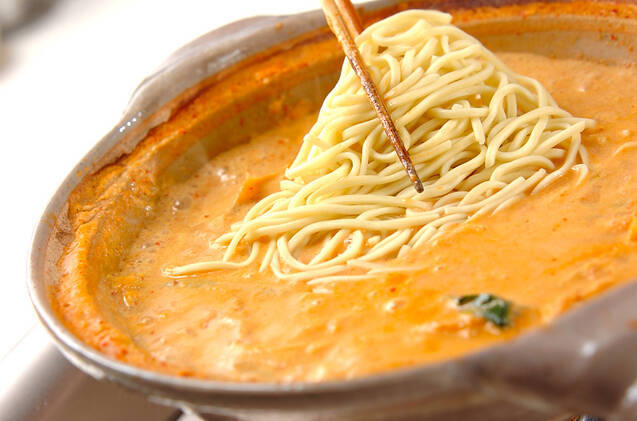 豆乳キムチ鍋の作り方の手順12