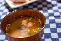 生ワカメのみそ汁