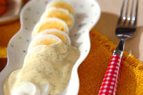 ゆで卵のハーブマヨソース