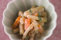 ゴボウの梅マヨ和え