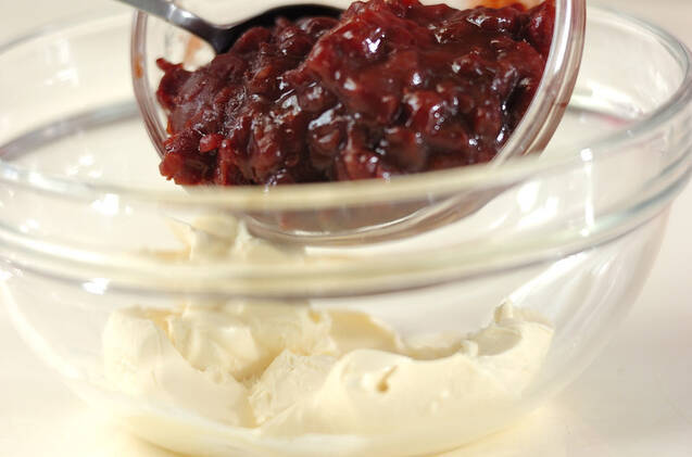 栗のチーズ和えの作り方の手順1