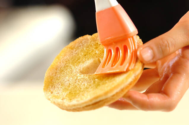 サーモンチーズベーグルの作り方の手順1