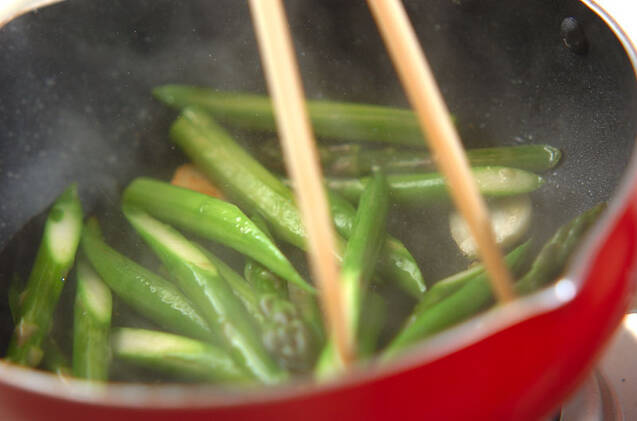 アスパラガスの中華炒めの作り方の手順3