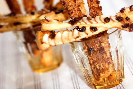 リンゴのパイとナッツのパイ