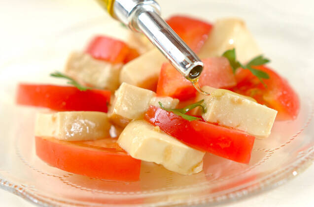 豆腐とトマトのサラダの作り方の手順5