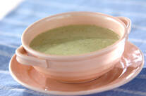 ブロッコリーと押し麦のポタージュ