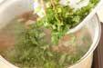 そば米とささ身の吸い物の作り方6