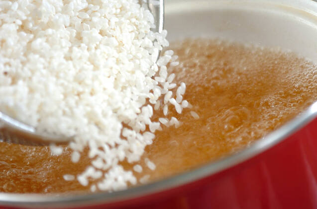 ソラ豆入りボイルライスの作り方の手順5
