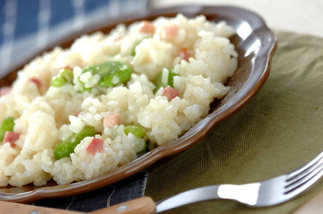 ソラ豆入りボイルライス