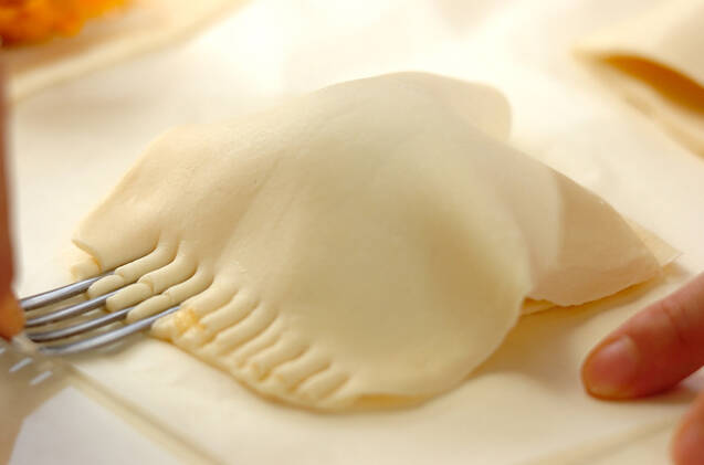 冷凍パイシートで簡単！ハロウィンカボチャパイの作り方の手順5