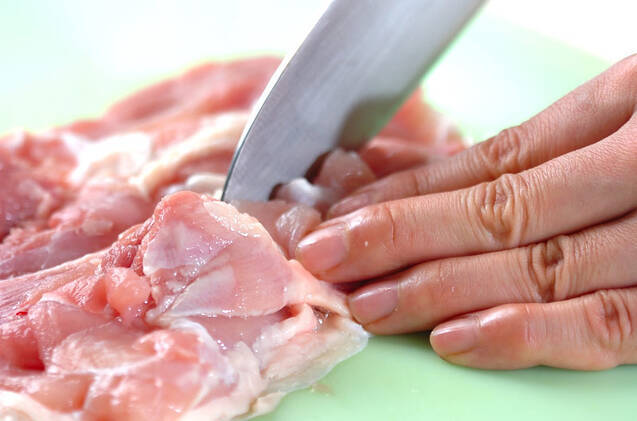 鶏唐揚げのスープ仕立ての作り方の手順1