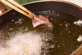 揚げカツオの甘辛炒めの作り方1