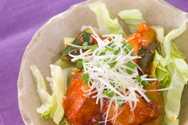 揚げカツオの甘辛炒め