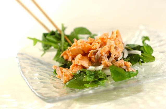 鮭とルッコラのサラダの作り方の手順3