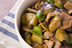 ナスと豚肉の味噌炒め