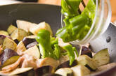 ナスと豚肉の味噌炒めの作り方2