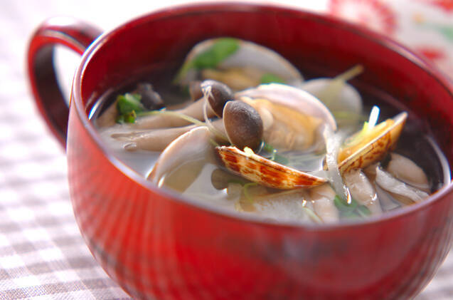 大根アサリのスープ