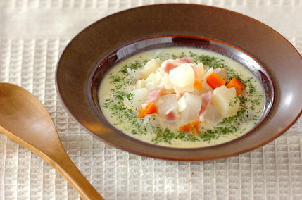 大根のミルクスープ