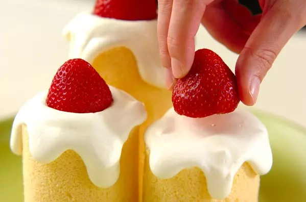 キャンドルロールケーキの作り方8