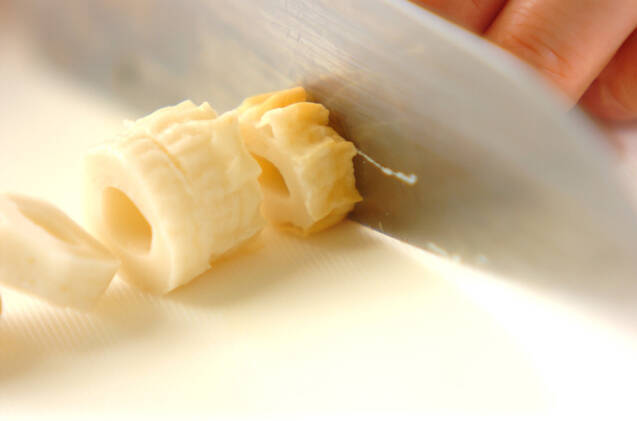 ちくわの青のり炒めの作り方の手順1