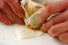 カボチャのチーズ春巻きの作り方の手順2