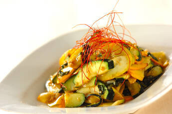 ズッキーニの炒めナムル