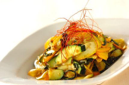 ズッキーニの炒めナムル