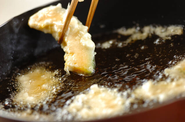 エビの大葉巻き天ぷらの作り方の手順8