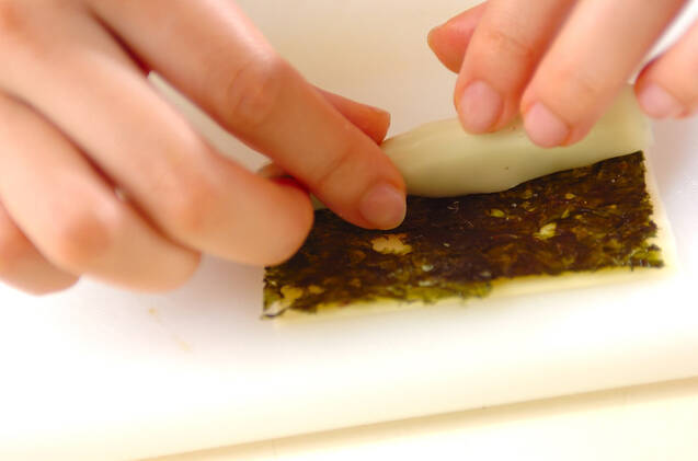 韓国のりチーズの作り方の手順1