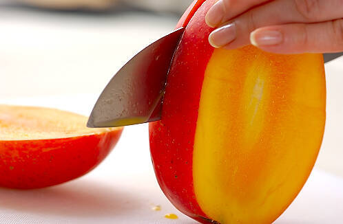 マンゴーのガスパチョの作り方の手順1