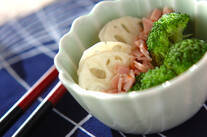 シャキシャキレンコンのマヨサラダ