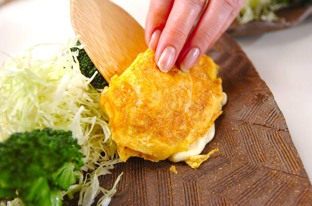 薄切り餅ピカタの作り方の手順6