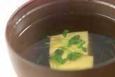 卵豆腐の吸い物