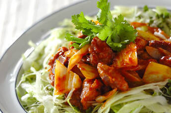 レバーのオイスターソース炒め煮