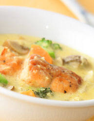 鮭のコーンシチュー