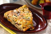 たっぷり野菜の卵焼き