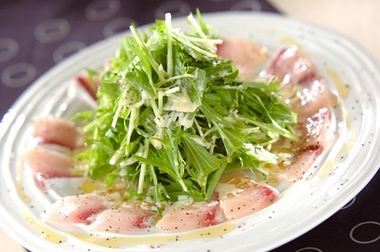 ブリの和風カルパッチョ