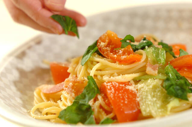 BLTパスタの作り方の手順4