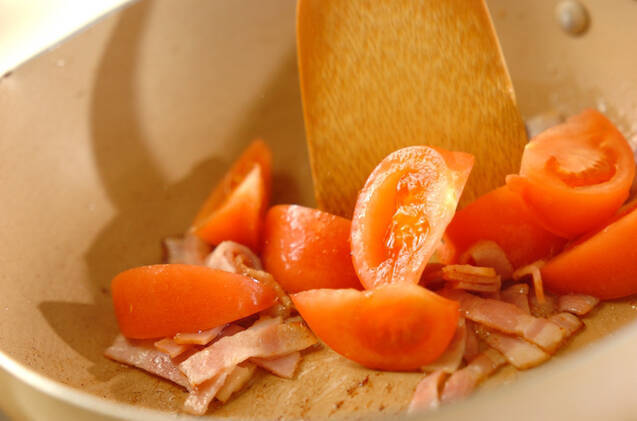 BLTパスタの作り方の手順3