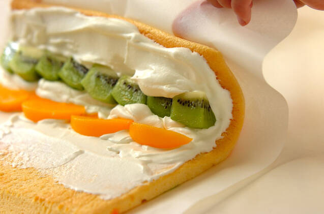 七夕ロールケーキの作り方の手順16