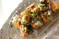 マグロの漬け揚げ