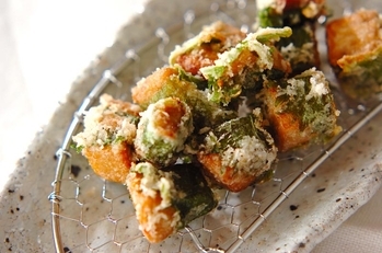 マグロの漬け揚げ